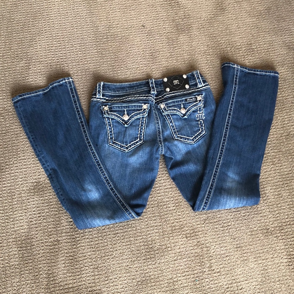 Miss Me jeans. Size 27. Signature Boot.